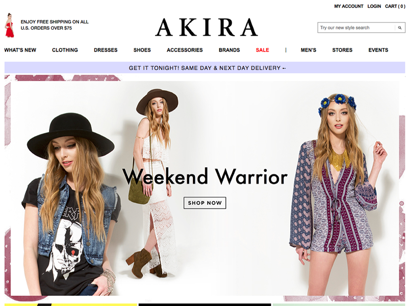 SHOP AKIRA