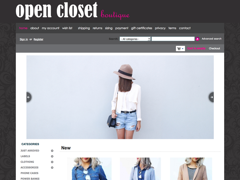 Open Closet