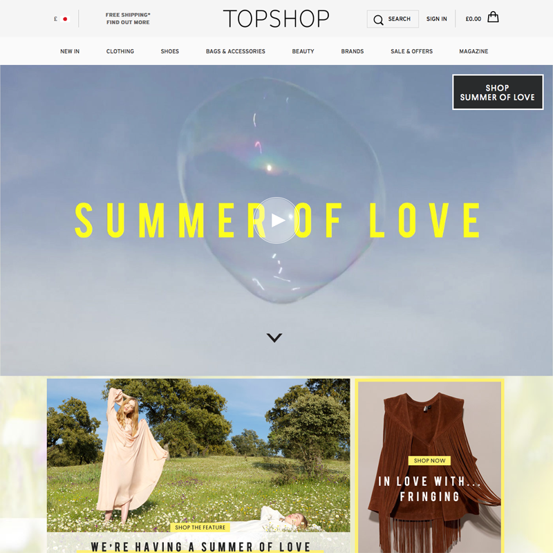 Topshop トップショップ 海外通販walker